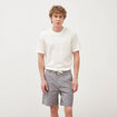 Bermuda gris fonc&eacute; homme