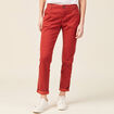 Pantalon chino Instinct orange foncé femme