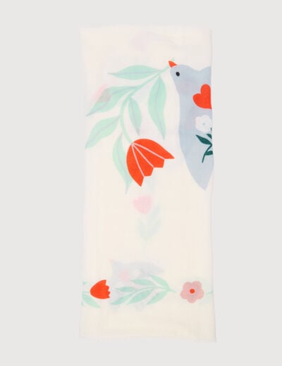 Plaid multicolore femme