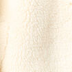 Manteau long laine mouton creme femme