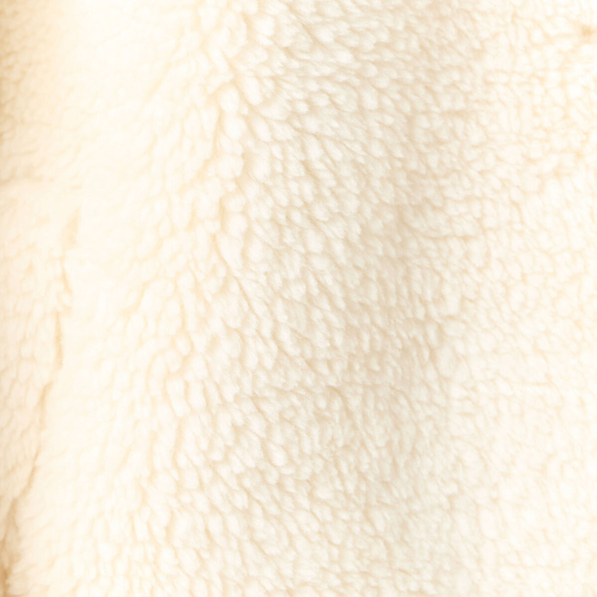 Manteau long laine mouton creme femme