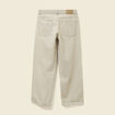 Jeans large 5 poches longueur 32 denim beige homme