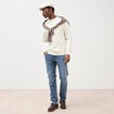 Jeans straight ultra stretch denim stone homme
