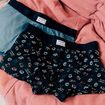 Lot de 2 boxers bleu marine homme