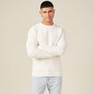 Pull éco-responsable ecru homme