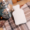 Bouillote fausse fourrure beige femme