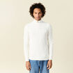 Pull manches longues ecru homme