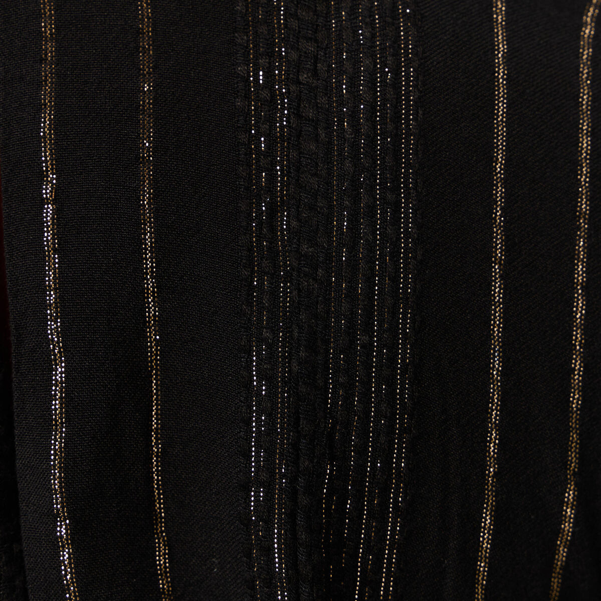 Robe longue évasée fluide noir femme
