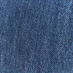Jeans large &agrave; pinces denim brut femme