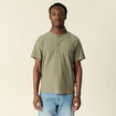 T-shirt manches courtes vert kaki homme