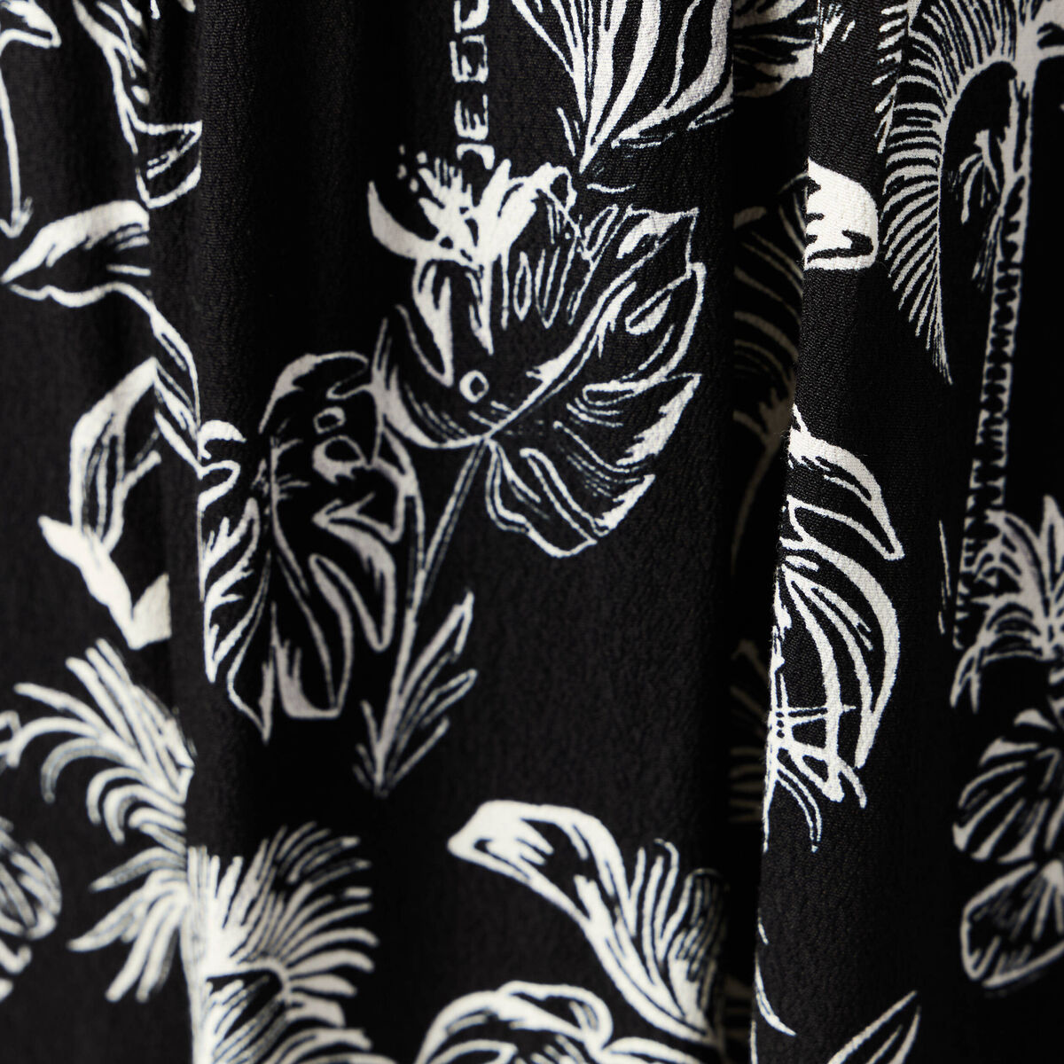 Robe longue droite dos en V noir femme