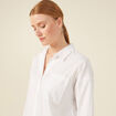 Chemise manches longues blanc femme