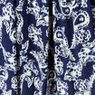 Robe évasée manches 3/4 bleu marine femme