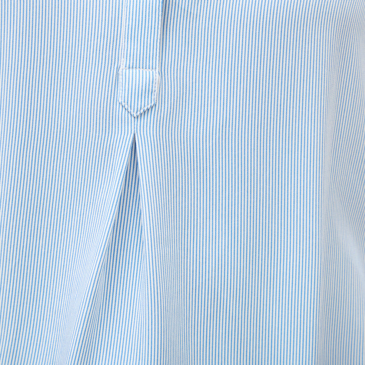 Blouse manches longues bleu femme