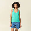 Débardeur sans manches vert turquoise femme
