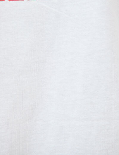 T-shirt en coton blanc homme