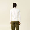 Pull manches longues ecru homme