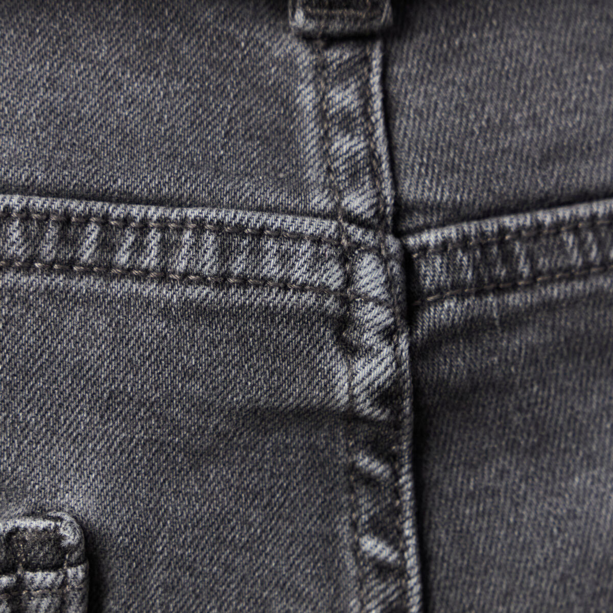 Jeans slim 5 poches denim gris homme