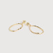 Boucles d'oreilles couleur or femme