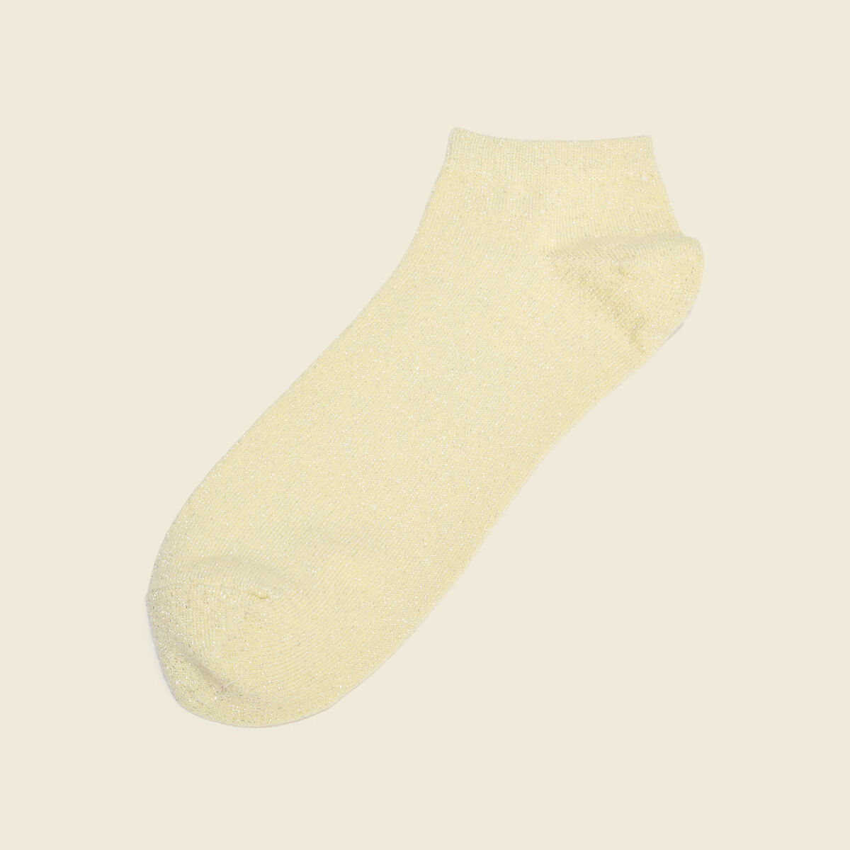 Chaussettes jaune clair femme