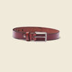 Ceinture en cuir marron homme