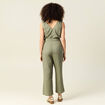 Combinaison éco-responsable vert kaki femme