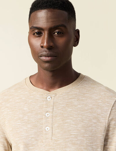 T-shirt éco-responsable vert kaki homme