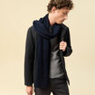 &Eacute;charpe bleu marine homme