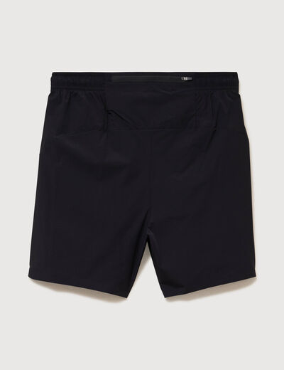 Short doubl&eacute; noir homme