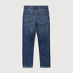 Jeans straight en coton longueur 32 denim stone homme
