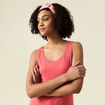 Débardeur femme uni col arrondi Instinct rouge femme