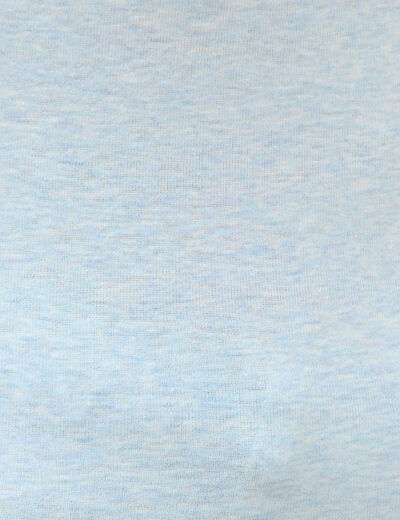 D&eacute;bardeur cintr&eacute; d&eacute;collet&eacute; sans manches bleu ciel femme