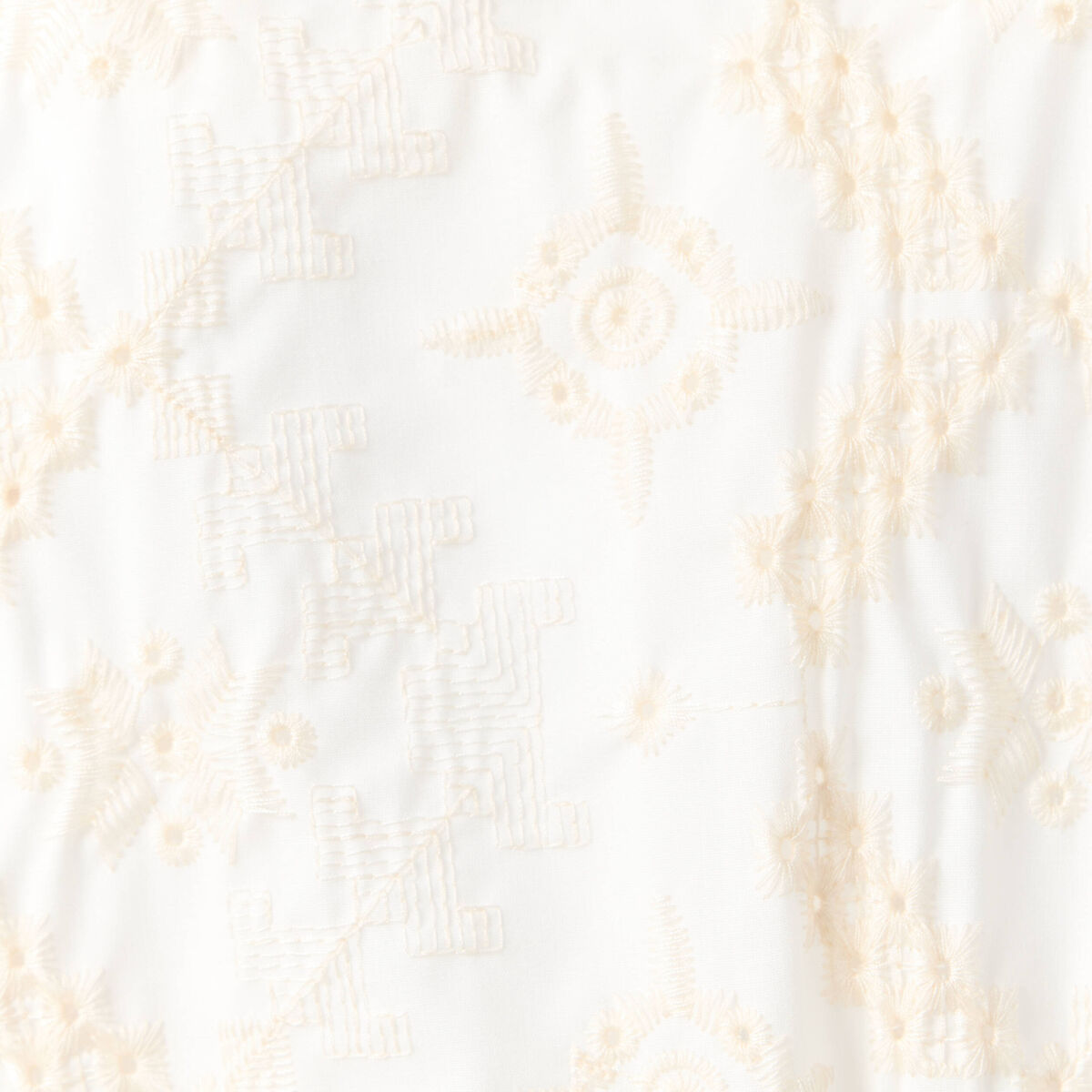 Veste broderie anglaise ecru femme