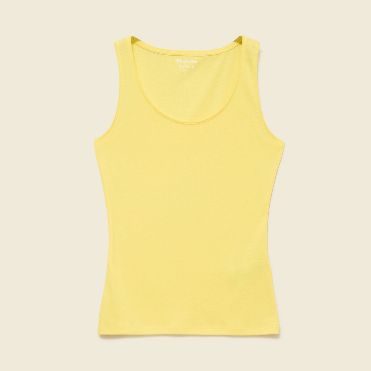 D&eacute;bardeur cintr&eacute; d&eacute;collet&eacute; sans manches jaune femme