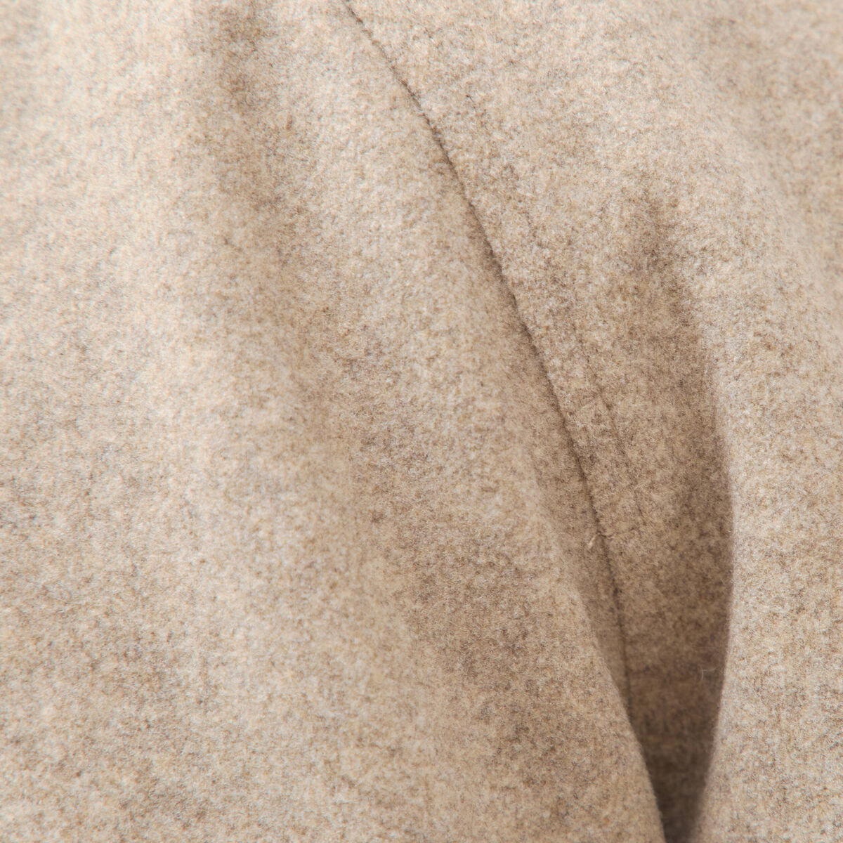 Blouson doubl&eacute; manches longues beige homme
