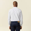 Chemise manches longues blanc homme