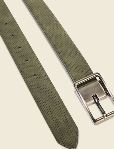 Ceinture taupe homme