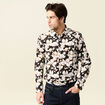 Chemise manches longues noir homme