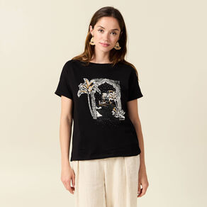 t shirt eco responsable noir femme T-shirt éco-responsable noir femme