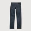 Jeans regular used denim gris homme