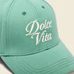 Casquette brodée vert homme