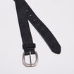 Ceinture embossée noir femme