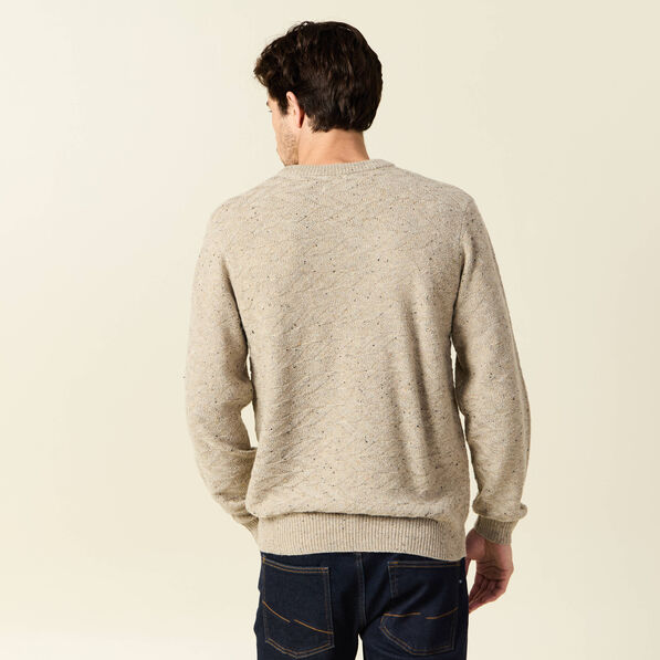 pull manches longues beige homme Pull manches longues beige homme
