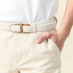 Bermuda droit chino ceinture sable homme