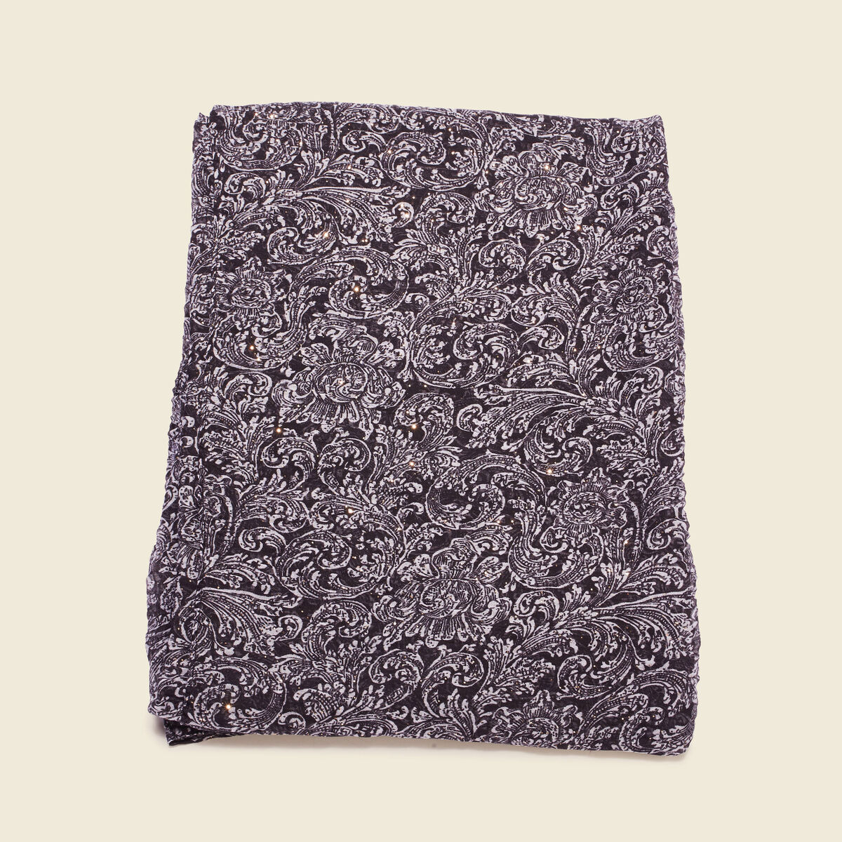 Foulard noir femme