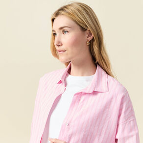 chemise manches longues rose clair femme Chemise manches longues rose clair femme
