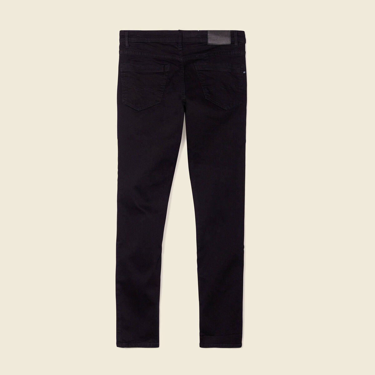 Jeans slim éco-respnsable denim noir homme