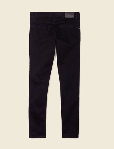 Jeans slim éco-respnsable denim noir homme