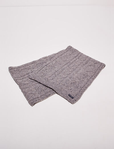 Écharpe gris homme