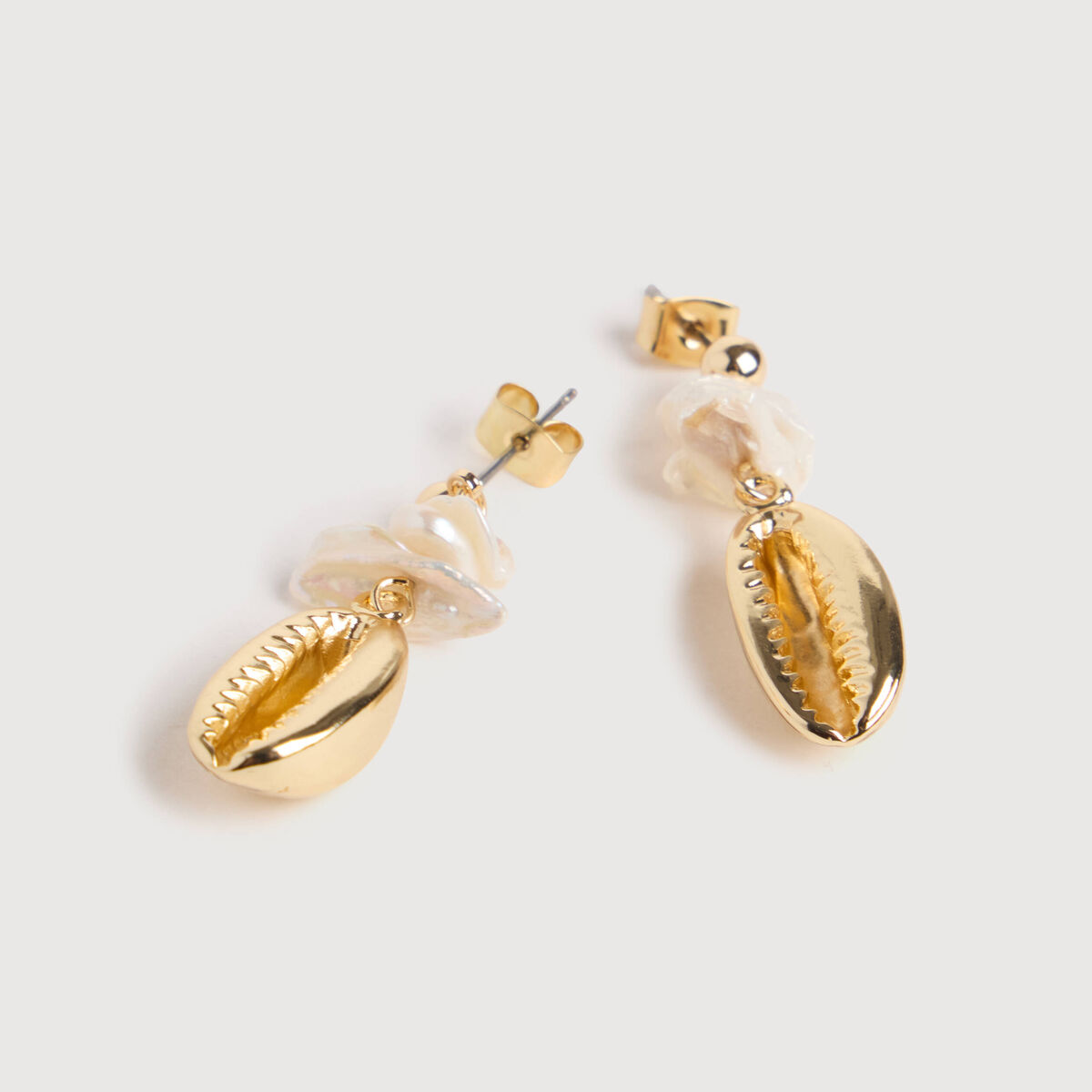 Boucles d'oreilles blanc femme